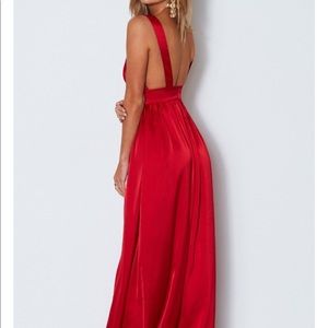 Brand new silk floor length gown